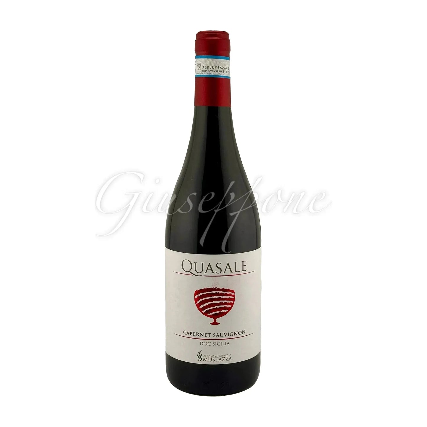 Quasale Cabernet Sauvignon Azienda Mustazza wine bottle